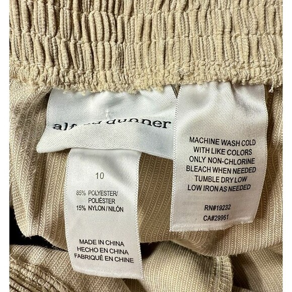 Alfred Dunner Classic St. Moritz Corduroy Pants - Fawn - 10 Proportioned Short - Picture 2 of 2